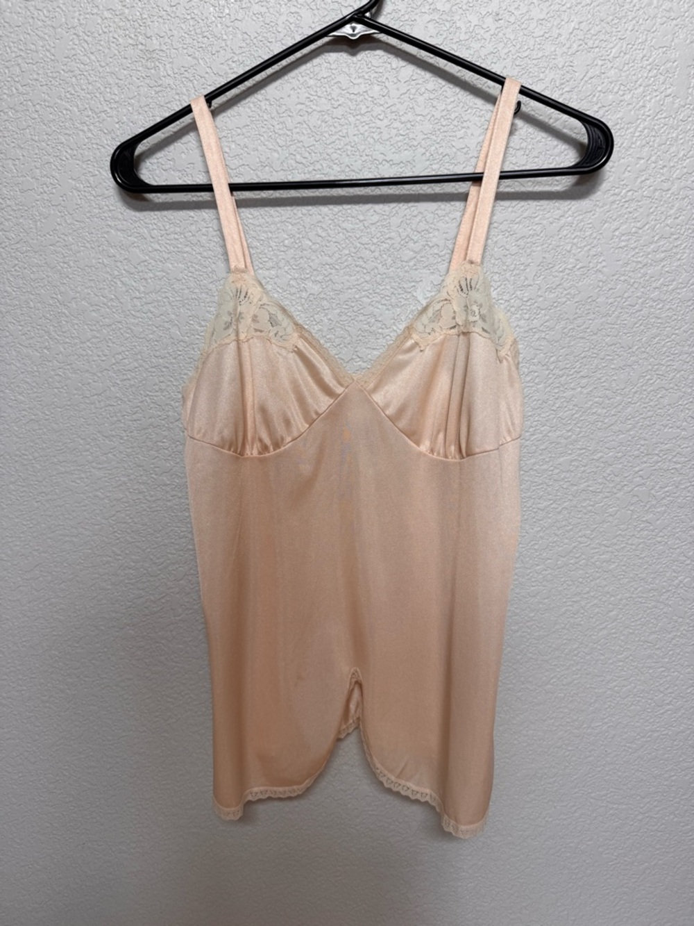 Vintage 80s Avon Lace Cami Champagne Womenβs M Y2K Lingerie